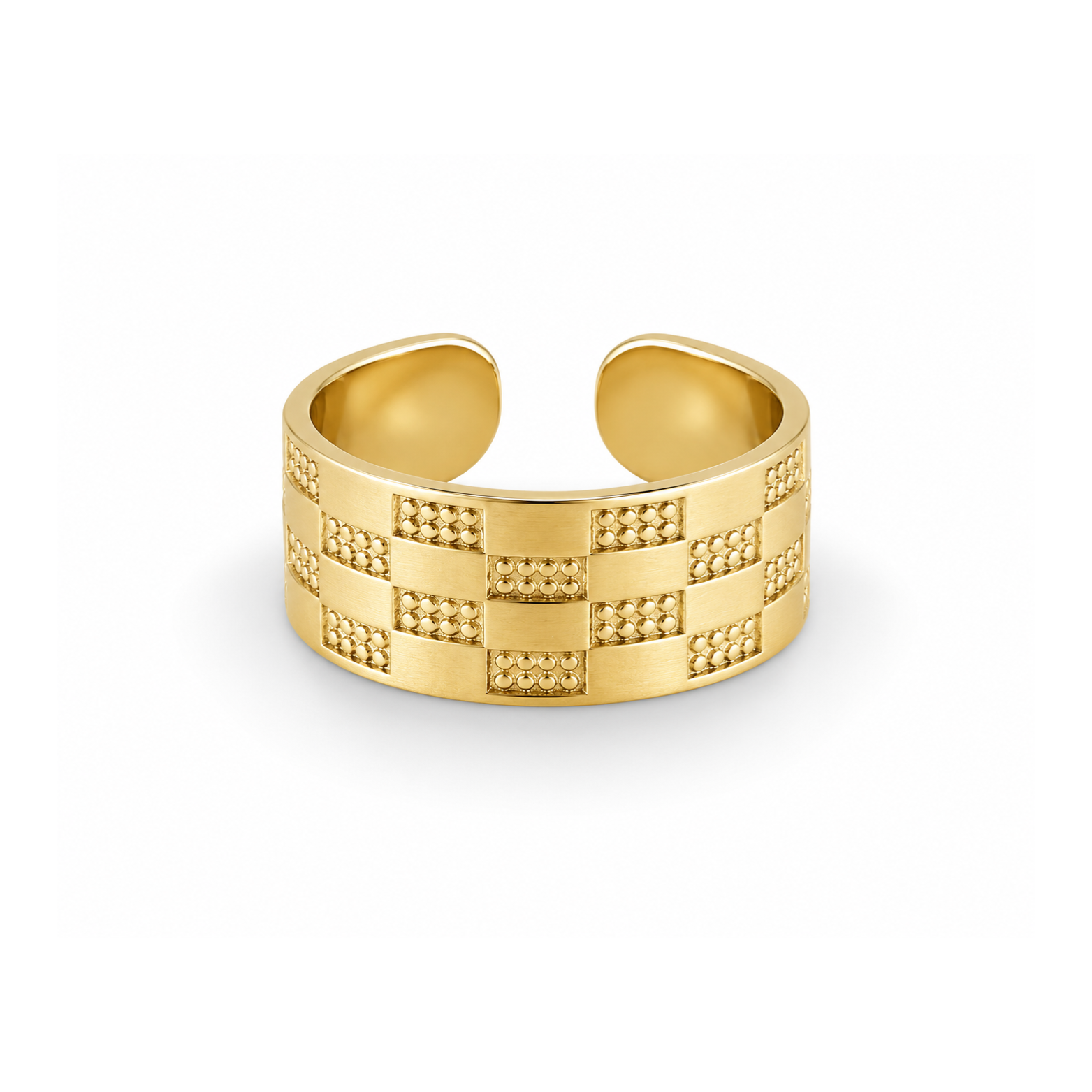 Geometric Weave Ring