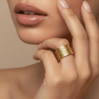 Golden Weave Ring - 18k Gold (Demi Fine)