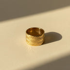 Golden Weave Ring - 18k Gold (Demi Fine)