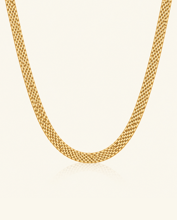 Golden Glide necklace - 18K Gold (Demi Fine)
