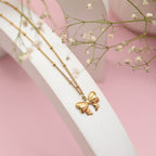 Bow Muse Necklace - 18K Gold (Demi Fine)