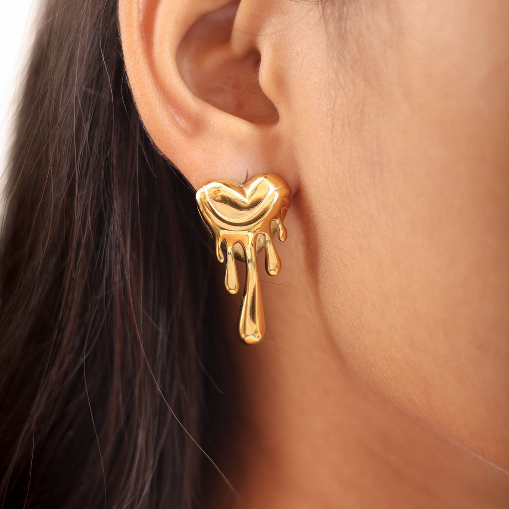 Melted Love Earrings
