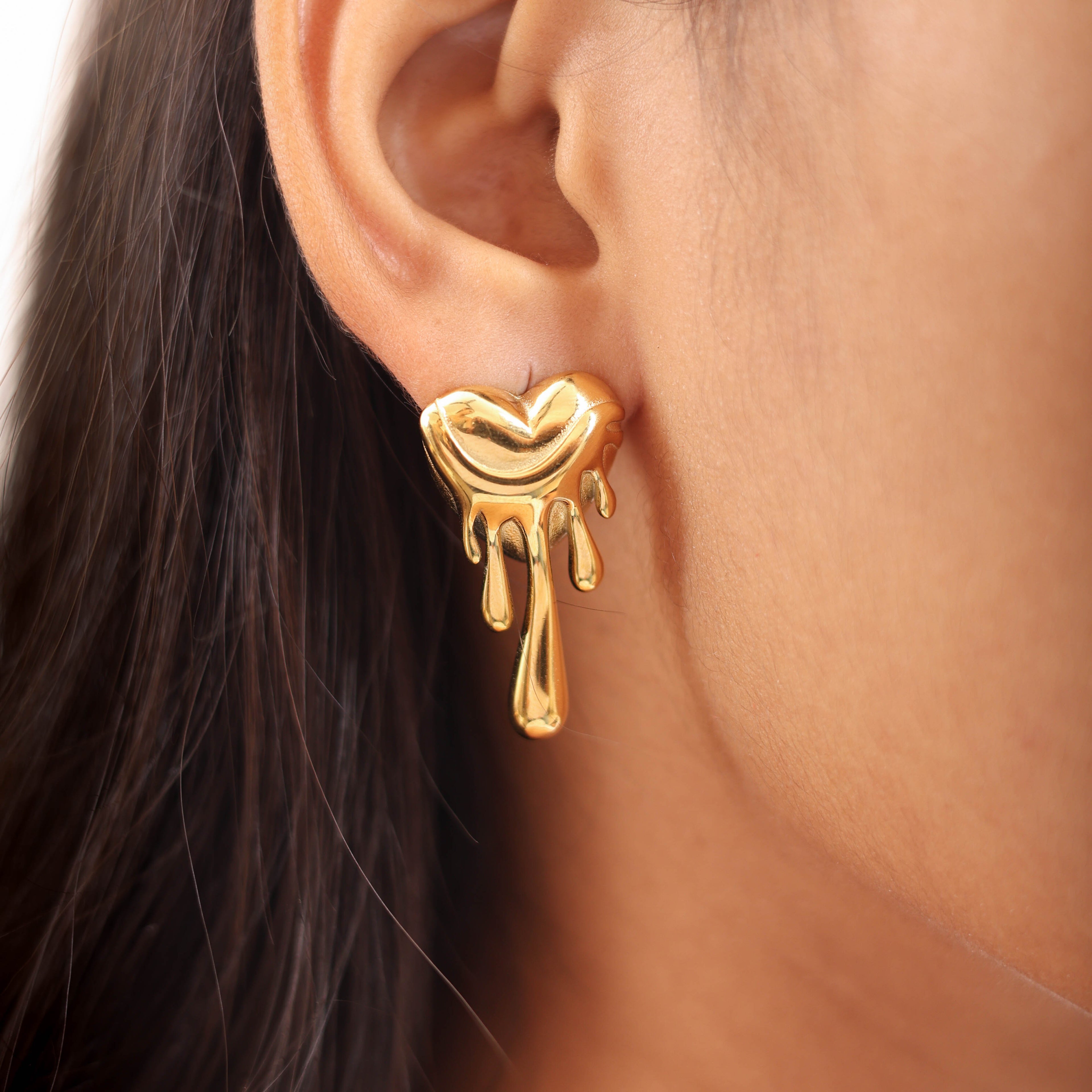 Melted Love Earrings