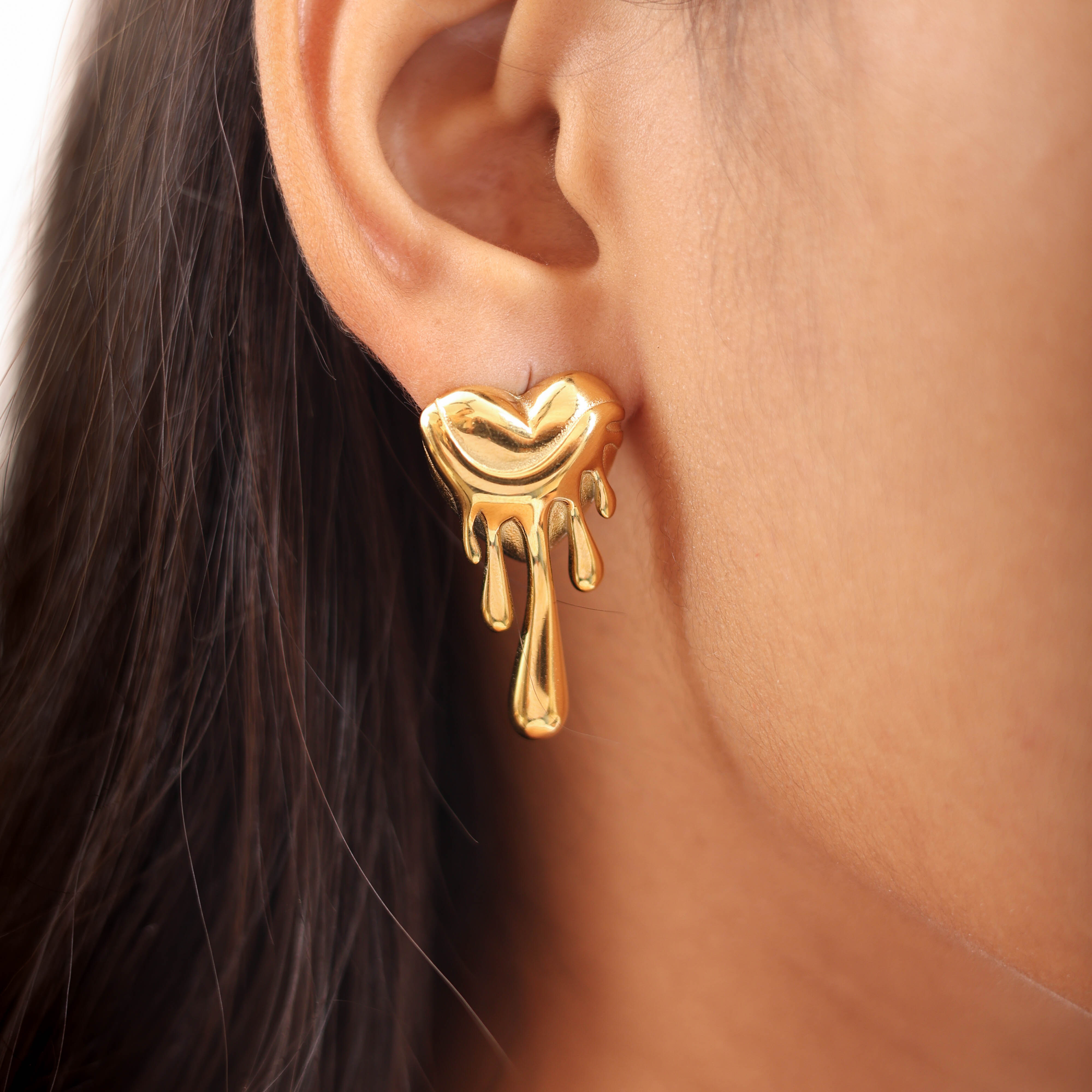 Melted Love Earrings