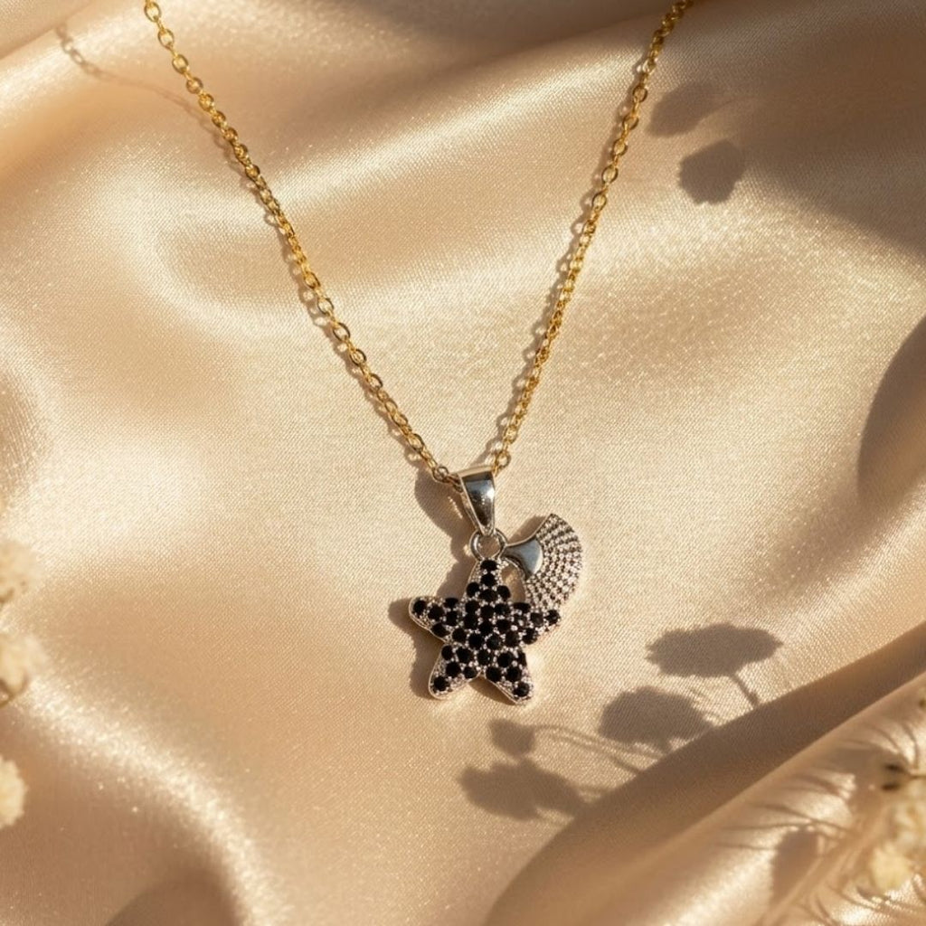 Twilight Star Zircon Necklace
