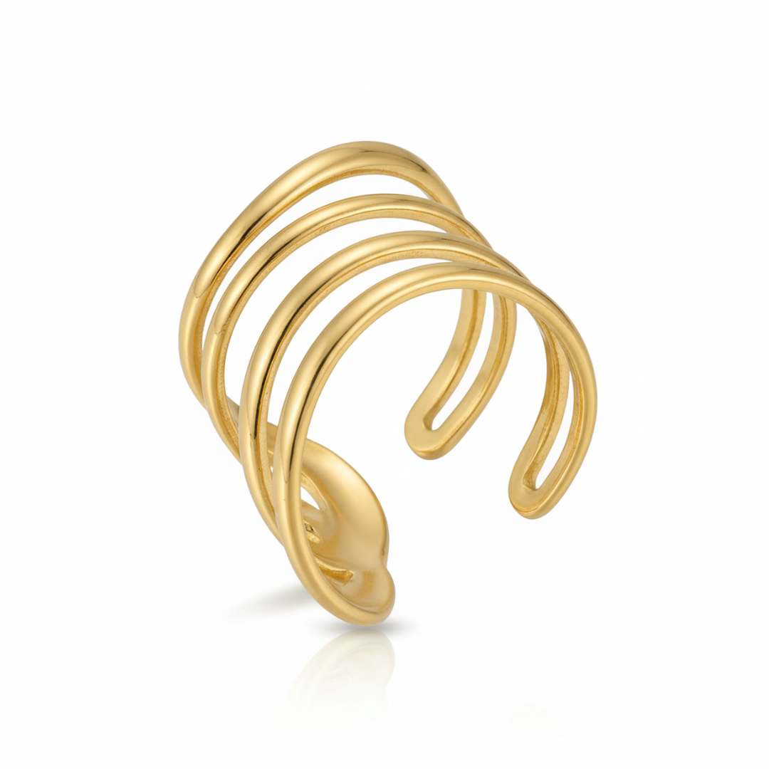 Ripple Stacks Ring