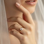 Trillion Glow Ring - 18k Gold (Demi Fine)