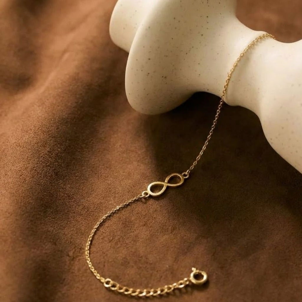 Forever Gleam Charm Anklet