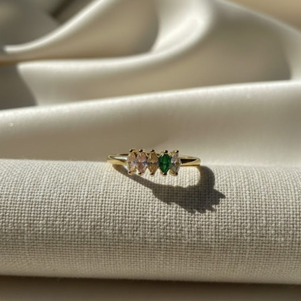 Pastel Marquise Multicolor Ring