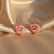 Pink Pucker Up Earrings