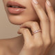 Rose Petal Eternity Ring