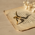 Swan flow ring - 18k Gold (Demi Fine)