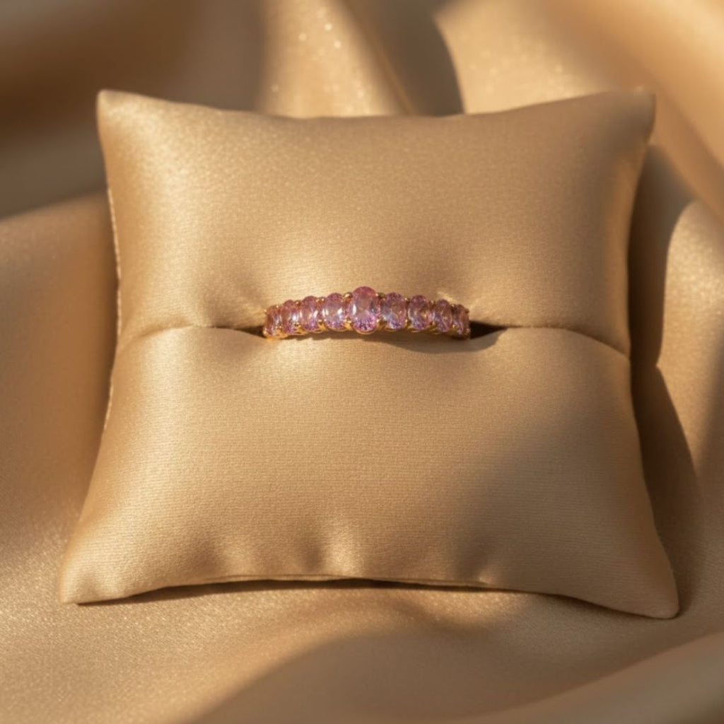 Rose Petal Eternity Ring