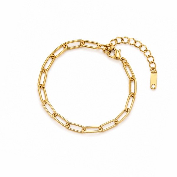 Gold Link Chain Bracelet