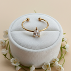 Trillion Glow Ring - 18k Gold (Demi Fine)