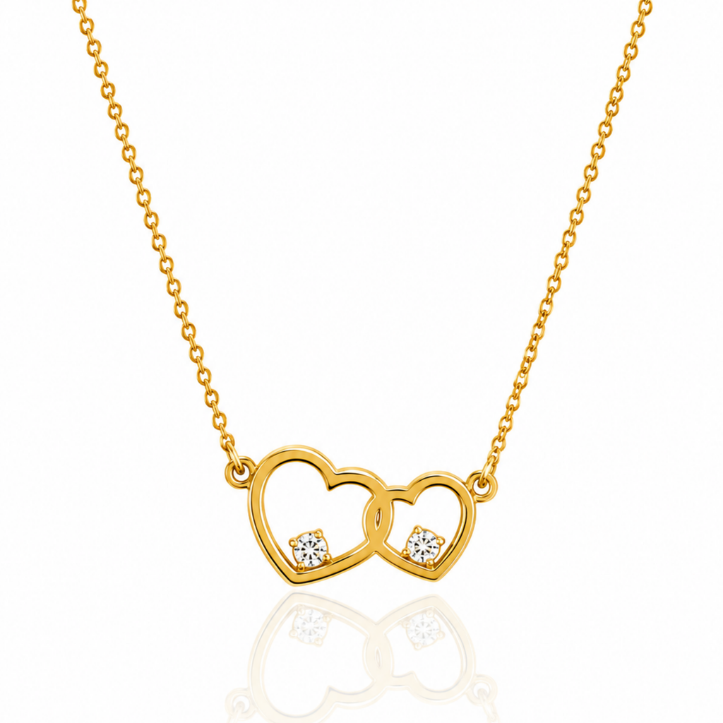 Linked Hearts Necklace