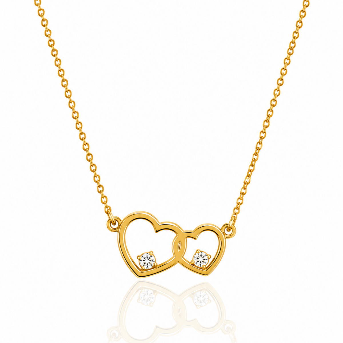 Linked Hearts Necklace