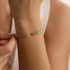 Color Bloom Bracelet - 18k Gold (Demi Fine)