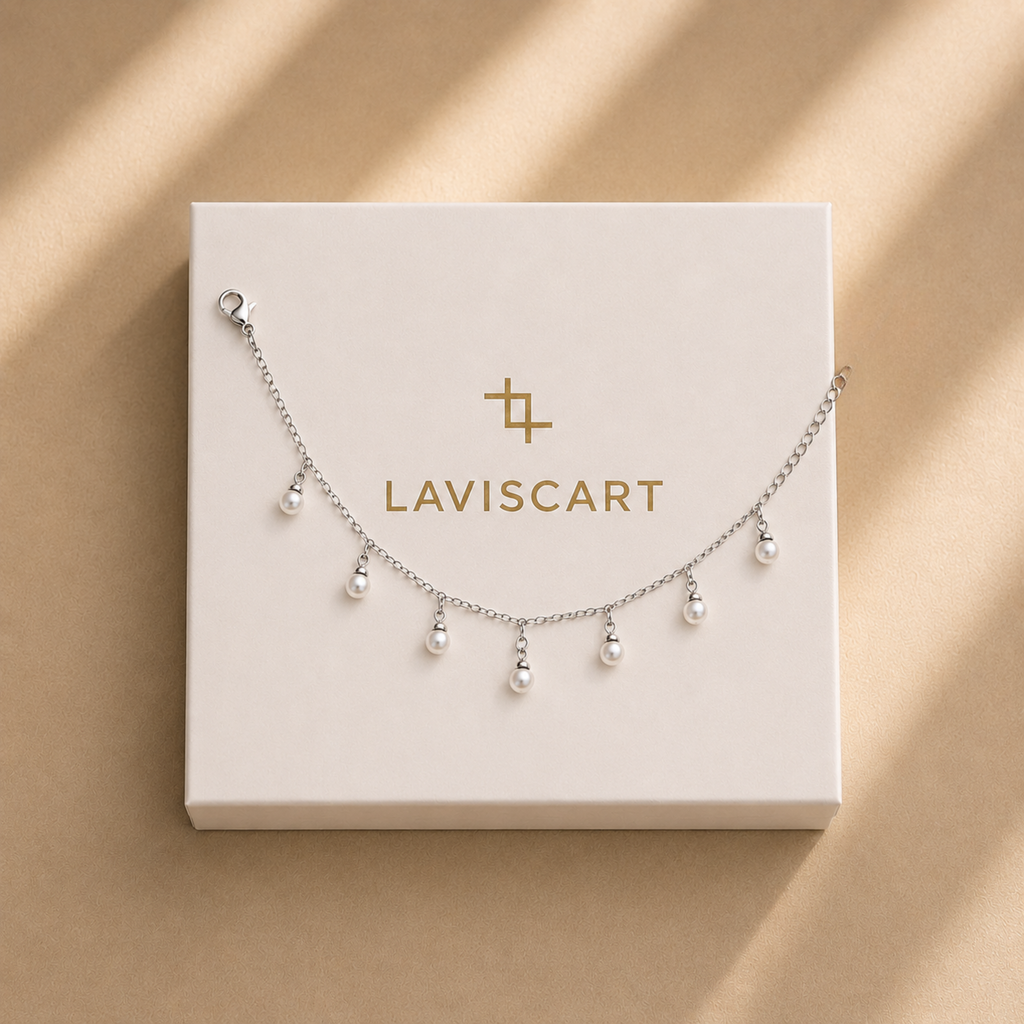 Pearl Drape Anklet