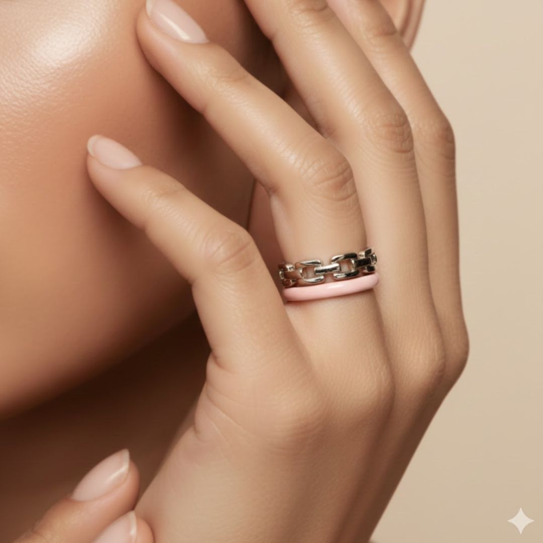 Dual-Band Elegance Ring