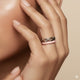 Dual-Band Elegance Ring