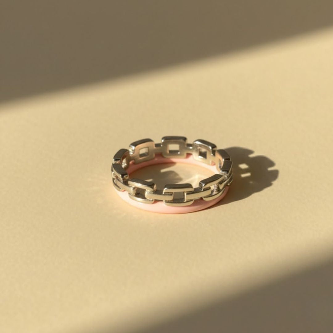 Dual-Band Elegance Ring