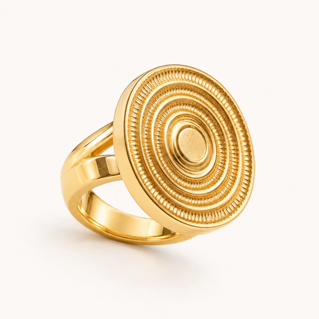 Golden Orbit Ring - 18k Gold (Demi Fine)