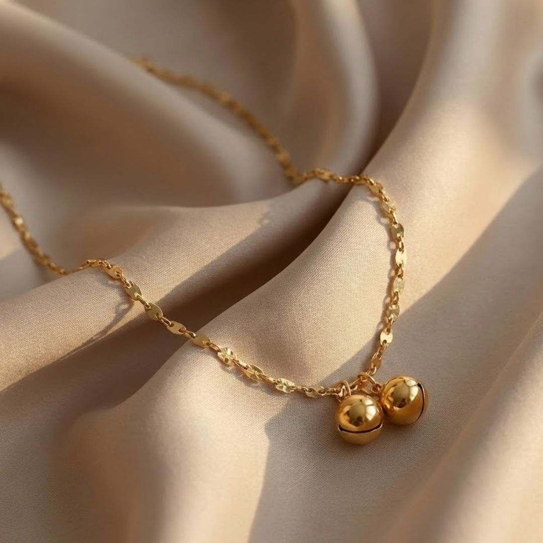 Duo Ball Charm Anklet