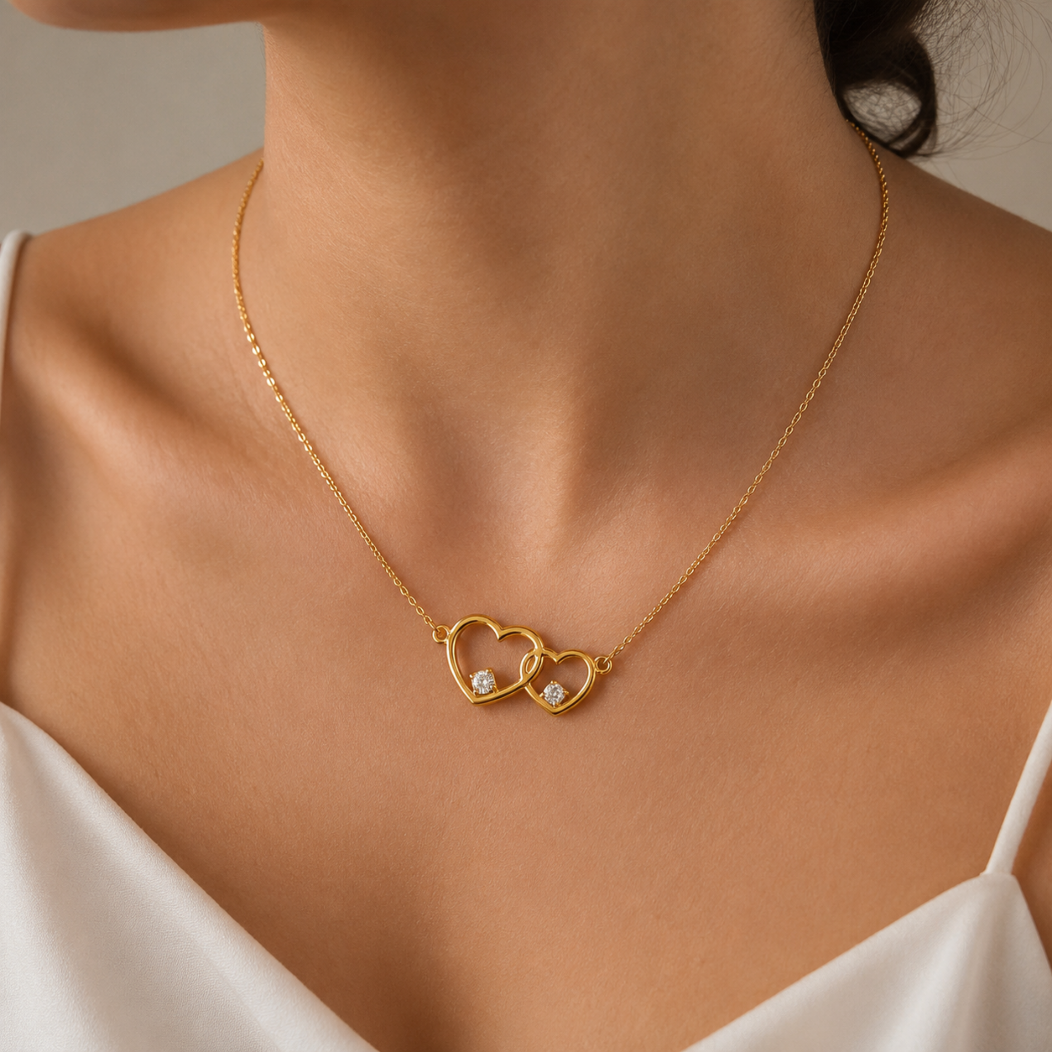Linked Hearts Necklace