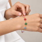Happy Bloom Bracelet - 18k Gold ( Demi Fine )