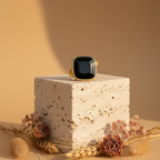 Midnight Bloom ring - 18k Gold (Demi Fine)