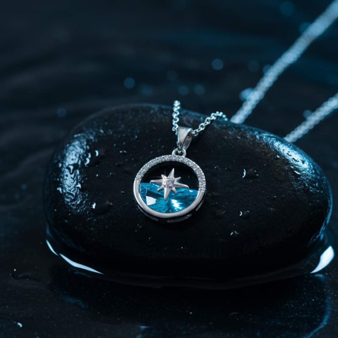 Star Ocean Zircon Diamond Necklace