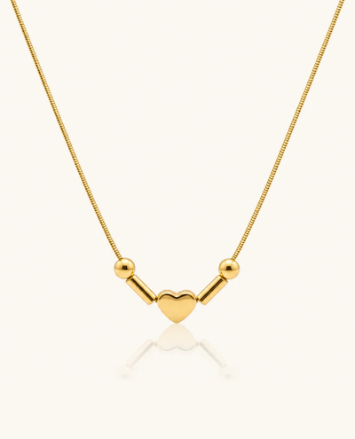 Couple Initial Morsecode Necklace