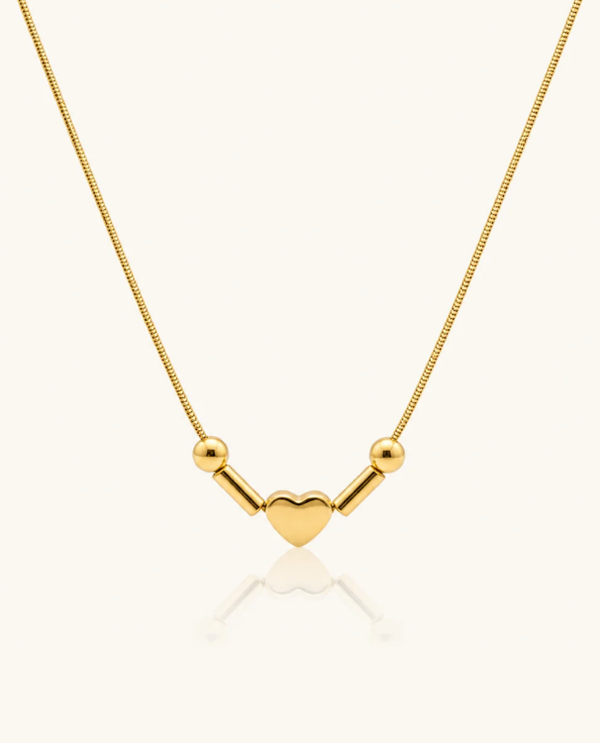 Couple Initial Morsecode Necklace