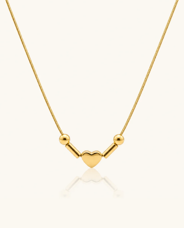 Couple Initial Morsecode Necklace