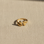 Twin Petal Ring - 18k Gold (Demi Fine)