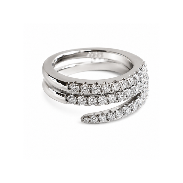 Triple Row Stacking Ring