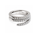 Triple Row Stacking Ring