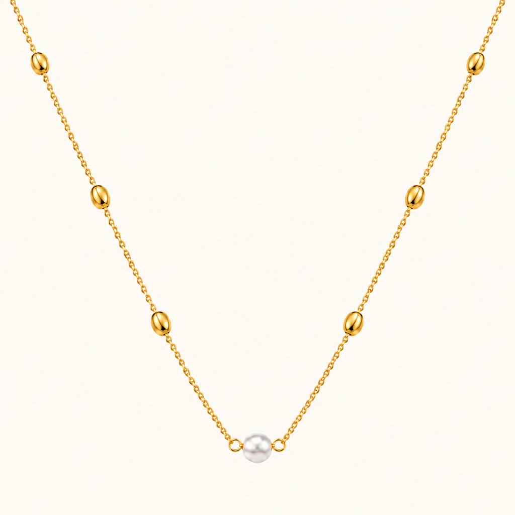 Pearl Muse Necklace - 18K Gold (Demi Fine)
