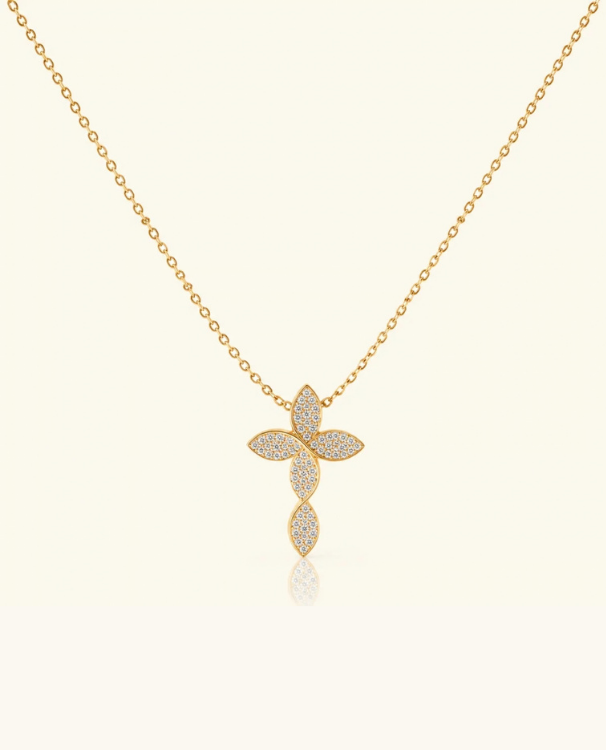 Florelle Necklace - 18K Gold (Demi Fine)