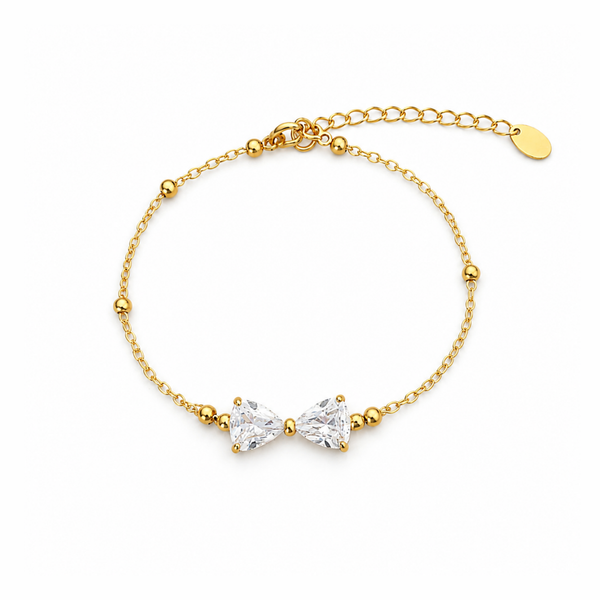Diamond Bow Glow Bracelet