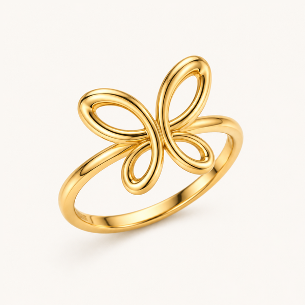 Winglet ring - 18k Gold (Demi Fine)
