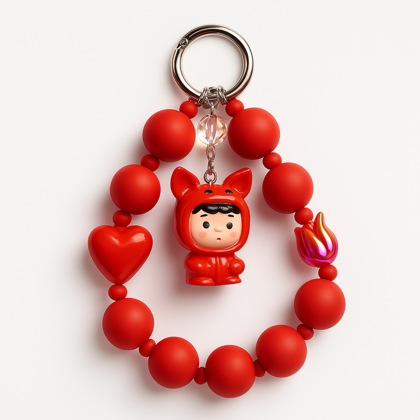 Red Gothic Mobile Charm