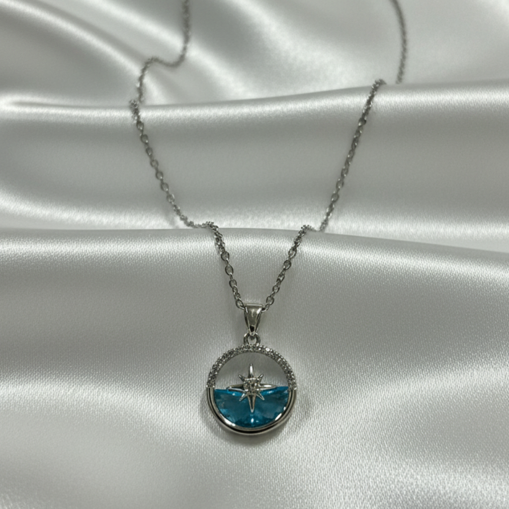 Star Ocean Zircon Diamond Necklace