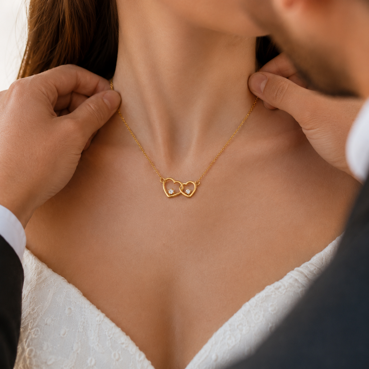 Linked Hearts Necklace