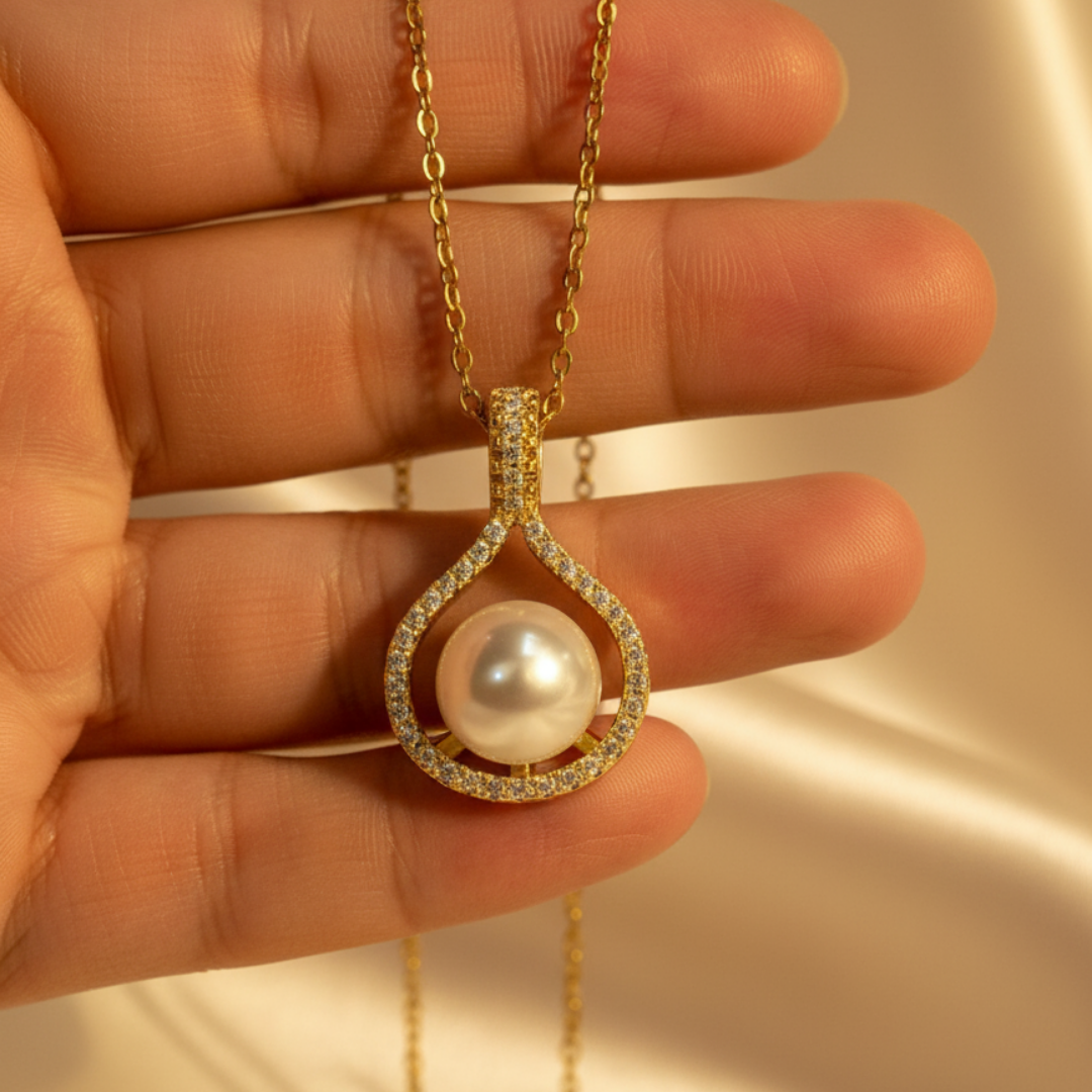 Sterling Pearl Necklace