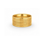 Golden Weave Ring - 18k Gold (Demi Fine)