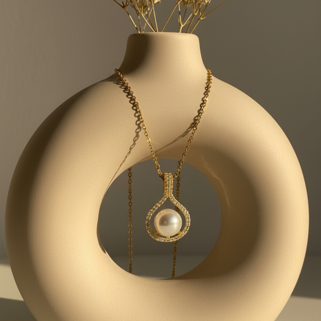 Sterling Pearl Necklace