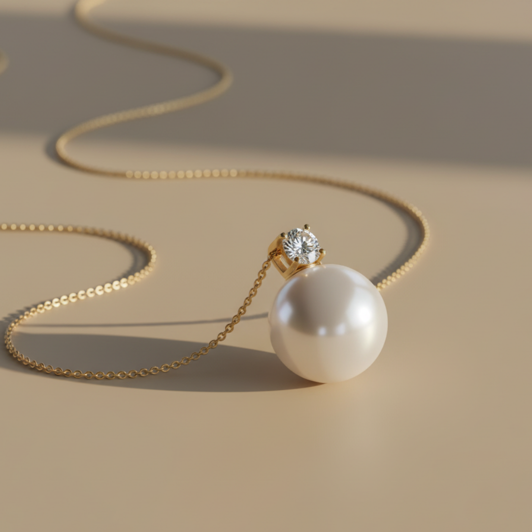 Solid Pearl Necklace