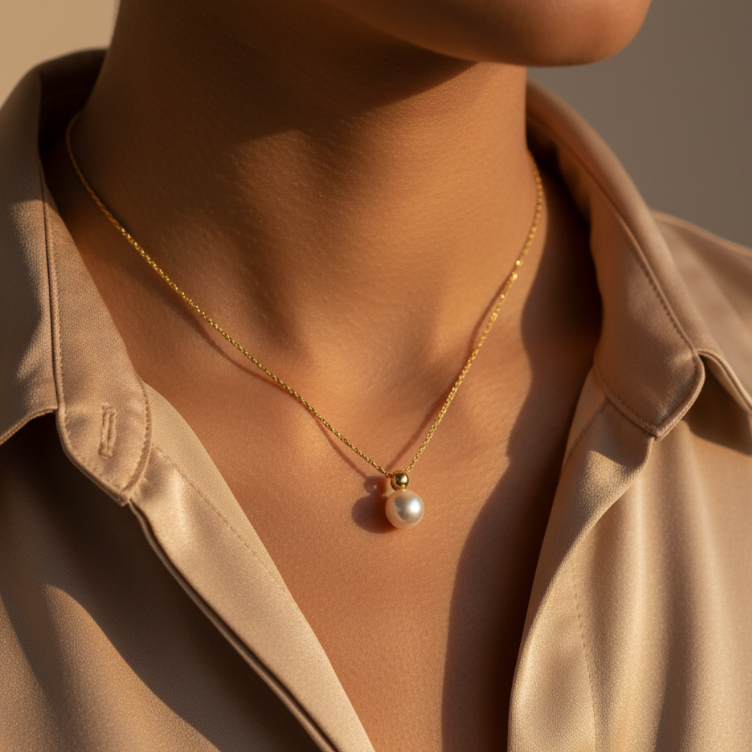 Solid Pearl Necklace